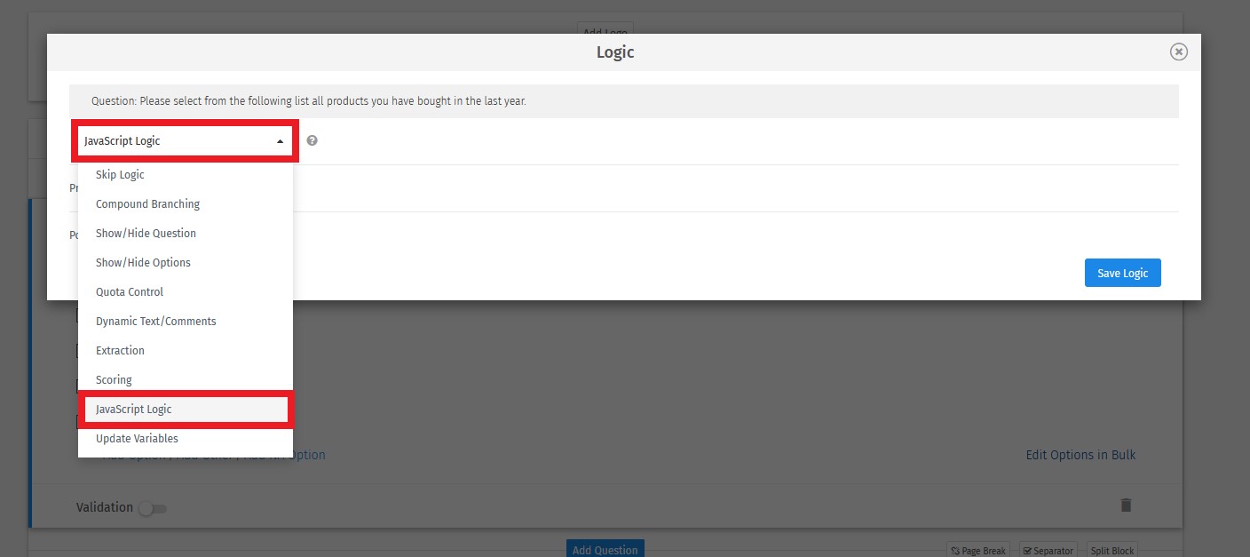 Survey Software Help Image