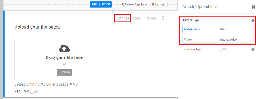 Survey Software Help Image